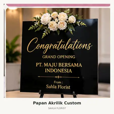 Papan Bunga Akrilik Purwakarta Cilegon